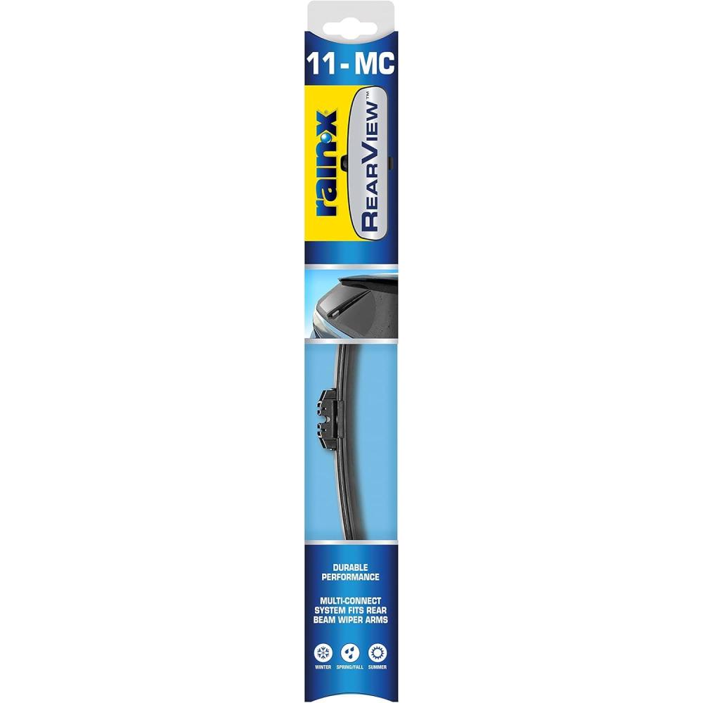 Rain-X 850022 RearView 16-B Rear Wiper Blade, 16 Inch Composite Rear Wiper Blade, Fits Rock Lock 3 (Pack Of 1), Automotive Replacement Wiper Blades That Meet Or Exceed OEM Quality And Design Standards(Multi-Connect)