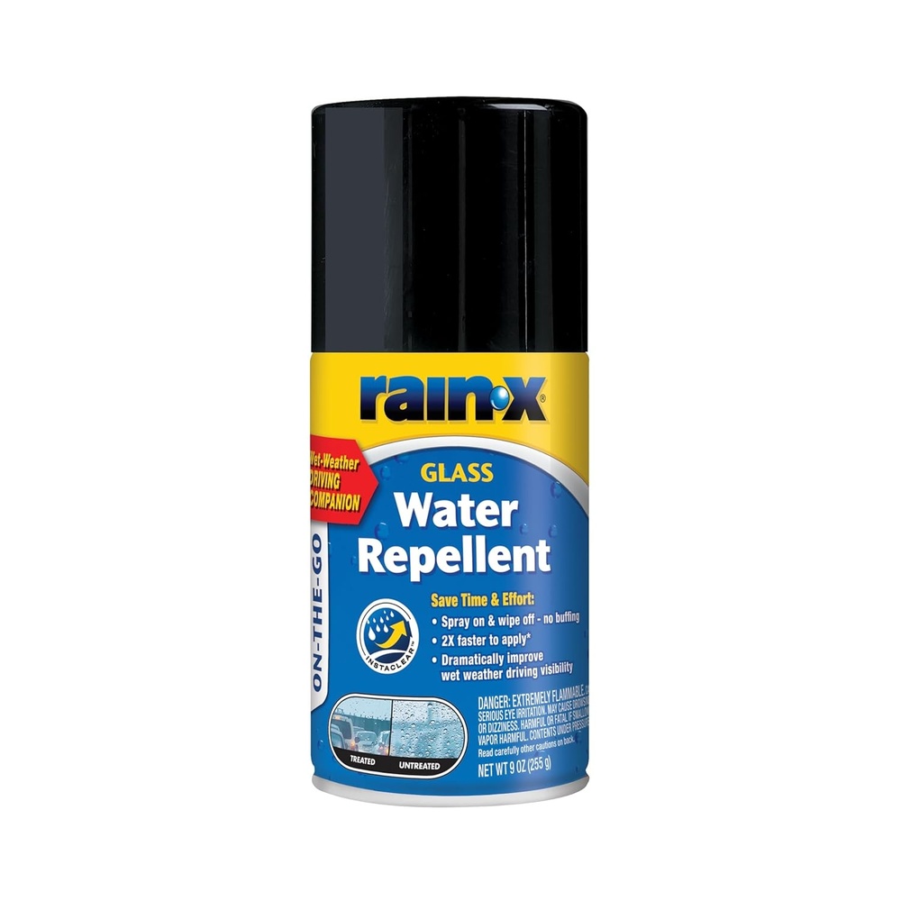 Rain-X 630167 On-The-GO Glass Water-Repellent Aerosol 9 oz.(9 Ounce (Pack of 1))
