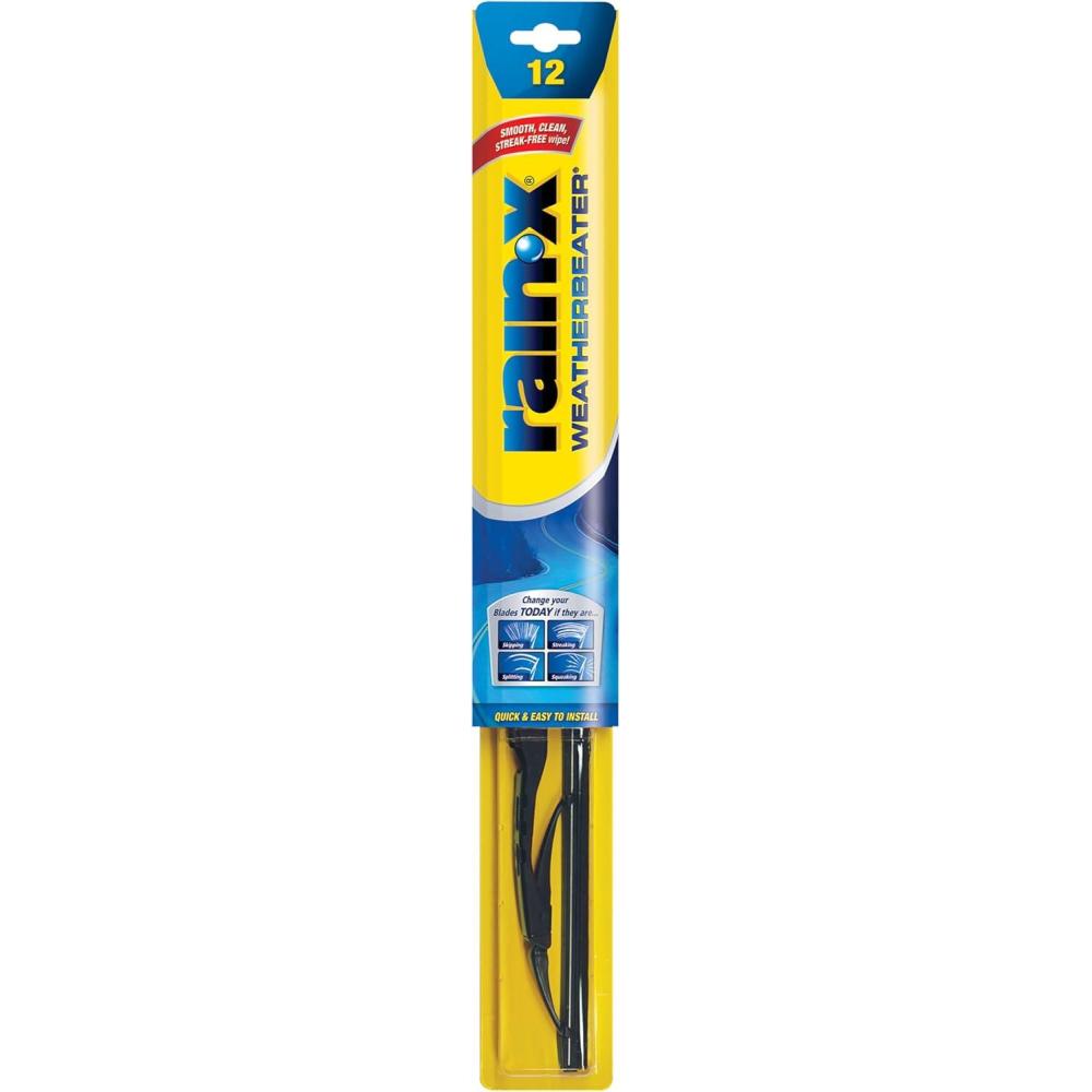 Rain-X 820146 WeatherBeater Wiper Blades, 24″ and 20″ Windshield Wipers (Pack of 2), Automotive Replacement Windshield Wiper Blades That Meet Or Exceed OEM Quality And Durability Standards(12″)