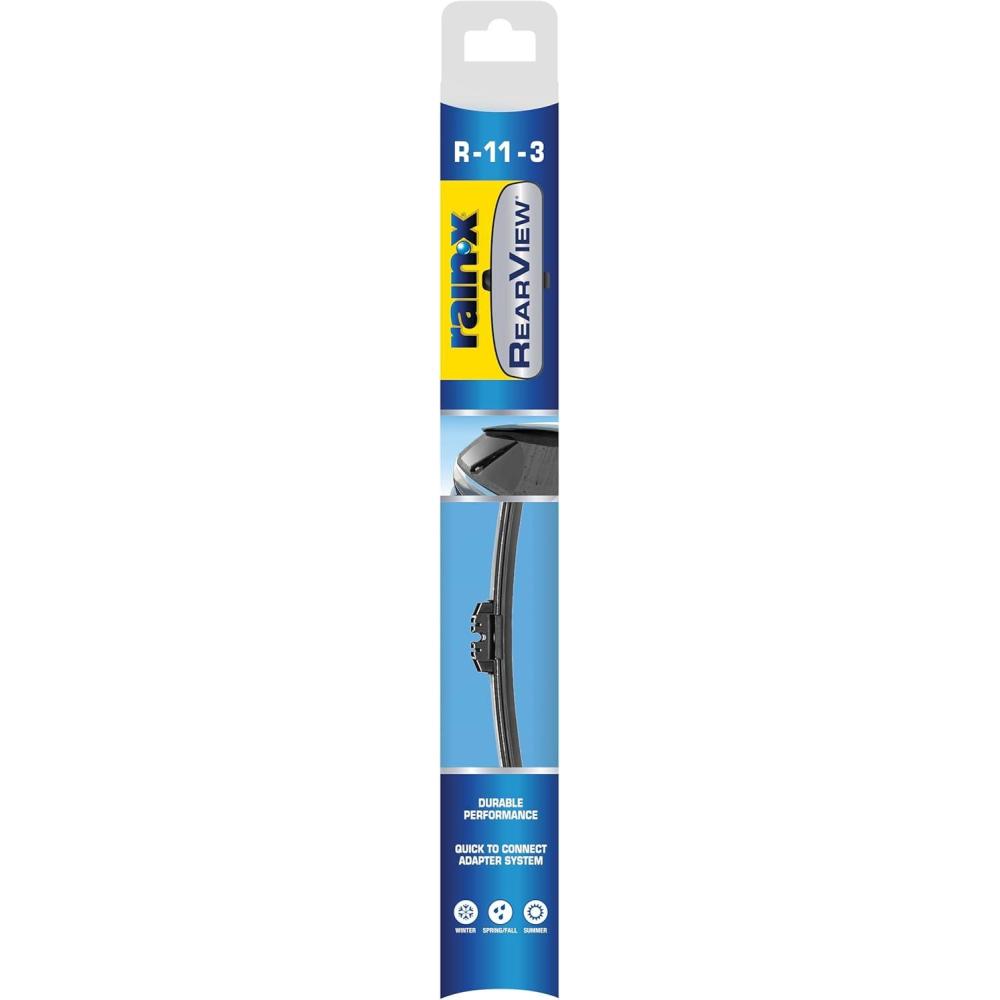 Rain-X 850019 RearView 10-1 Rear Wiper Blade, 10 Inch Conventional Rear Wiper Blade, Fits J-Hook (Pack Of 1), Automotive Replacement Wiper Blades That Meet Or Exceed OEM Quality And Design Standards(Beam)