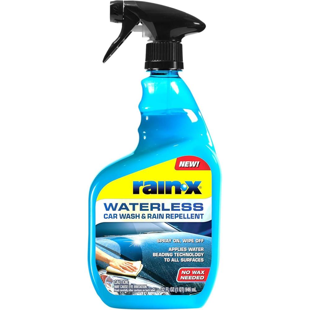 Rain-X 620100 Waterless Car Wash and Rain Repellent, 32 fl. oz.
