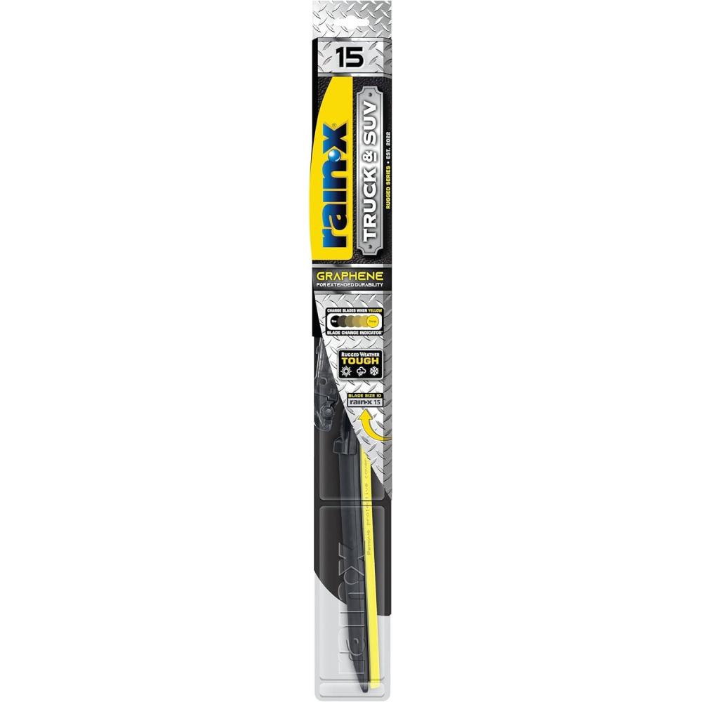 Rain-X 870126 Truck & SUV Rugged Series Premium Wiper Blades, 26 Inch Windshield Wipers (Pack Of 1), Automotive Replacement Windshield Wiper Blades Engineered For All Driving Adventures(Truck & SUV)