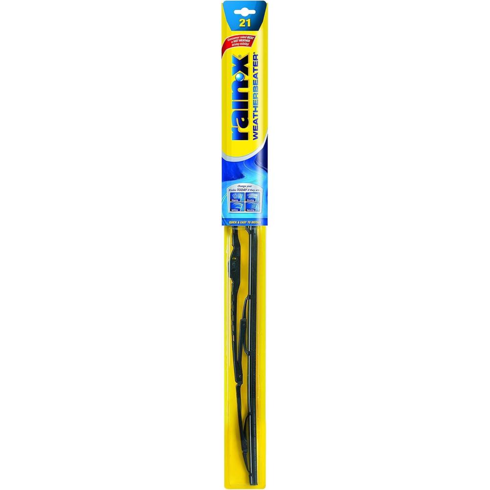 Rain-X RX30220-5PK Weatherbeater Wiper Blade – 20″ Windshield Wipers (Pack Of 5), Automotive Replacement Windshield Wiper Blades That Meet Or Exceed OEM Quality And Durability Standards(21-Inches)