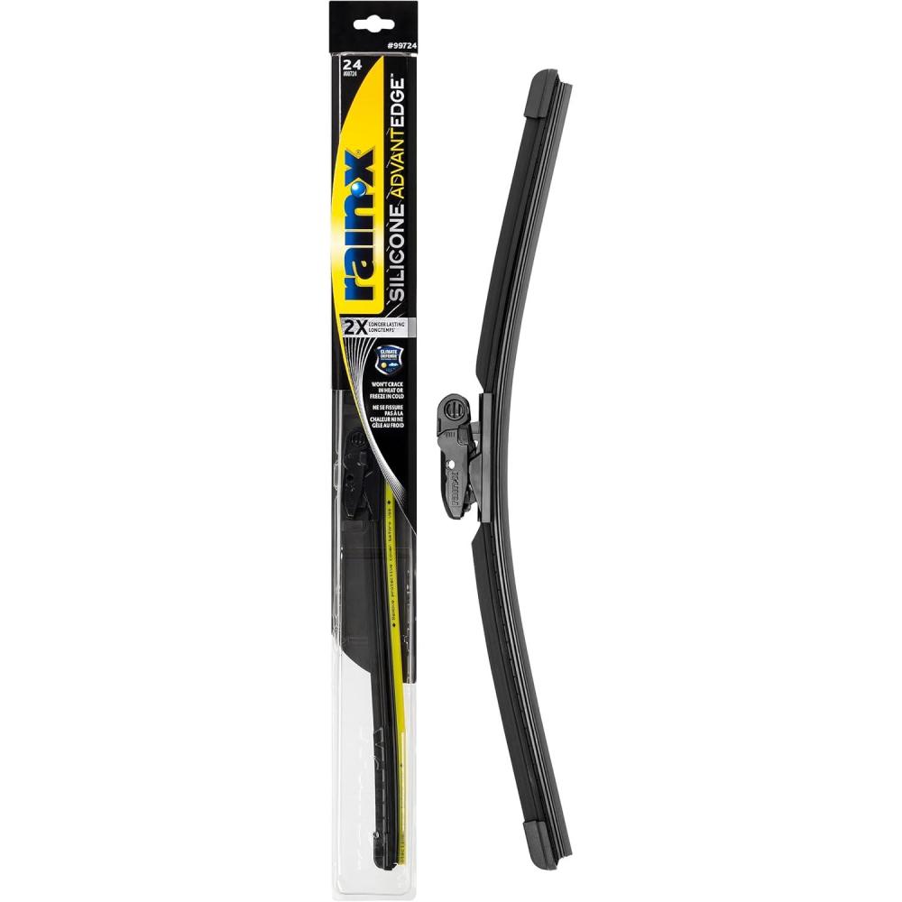 Rain-X 99724 Silicone AdvantEdge Wiper Blade, 24″ (Pack of 1)