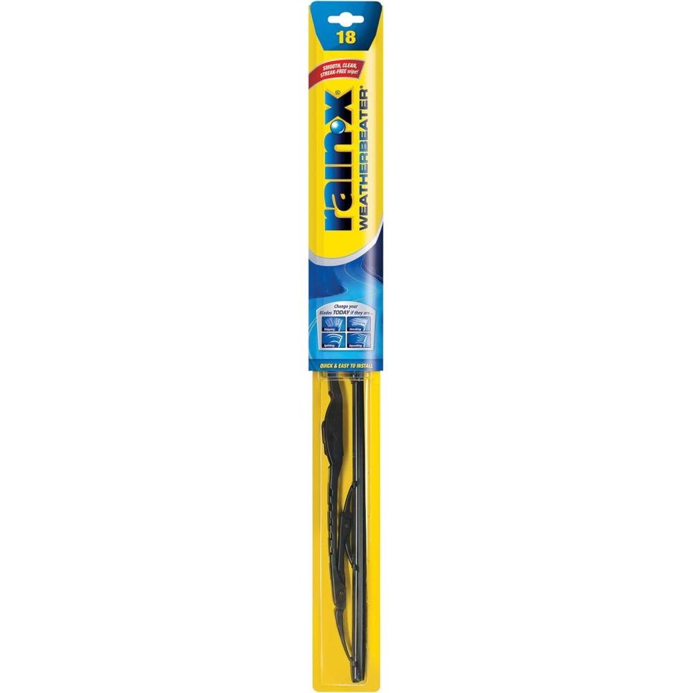 Rain-X 820146 WeatherBeater Wiper Blades, 24″ and 20″ Windshield Wipers (Pack of 2), Automotive Replacement Windshield Wiper Blades That Meet Or Exceed OEM Quality And Durability Standards(18″)
