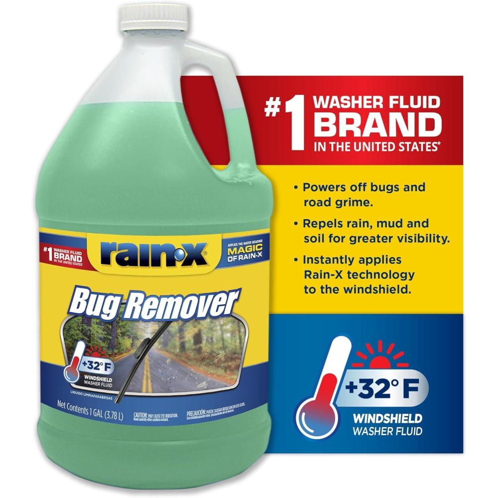 Rain-X RainX RX68806 Bug Remover WWF(1 Count (Pack of 1))