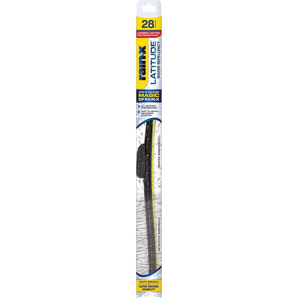 Rain-X 810161 Repellency Water Repellent Wiper Blades, 26″ & 18″ Windshield Wipers, All Weather Streak-Free for Enhanced Visibility w/ Water Repellency Formula(28″)