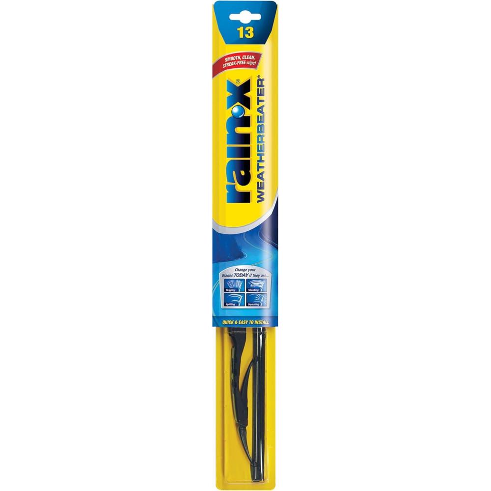 Rain-X 820146 WeatherBeater Wiper Blades, 24″ and 20″ Windshield Wipers (Pack of 2), Automotive Replacement Windshield Wiper Blades That Meet Or Exceed OEM Quality And Durability Standards(13″)