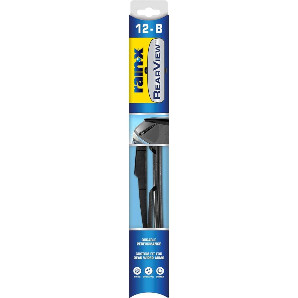 Rain-X 850022 RearView 16-B Rear Wiper Blade, 16 Inch Composite Rear Wiper Blade, Fits Rock Lock 3 (Pack Of 1), Automotive Replacement Wiper Blades That Meet Or Exceed OEM Quality And Design Standards(Rock Lock 3)
