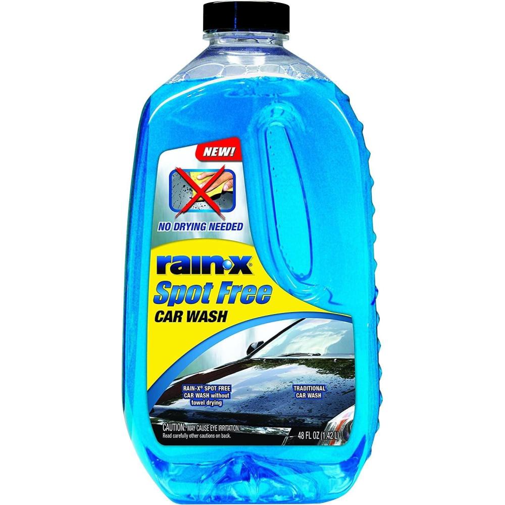 Rain-X 620073 – Car Wash Deep Cleaning, High Foam Soap Provides Spot Free Shine with No Towel Or Hand Drying Needed – Car soap for car cleaning and detailing 48 fl oz(48 Fl Oz (Pack of 6))