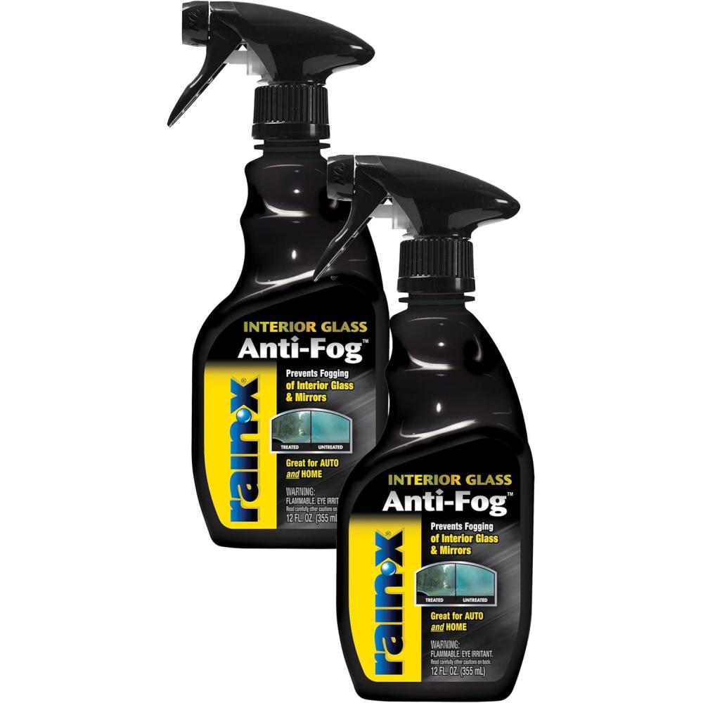 Rain-X AF21106D Glass & Mirrors Anti-Fog Treatment, Prevents Fogging & Steaming on Windshield and Visors, Improves Visibility, Great for Auto & Home(Trigger Bottle)