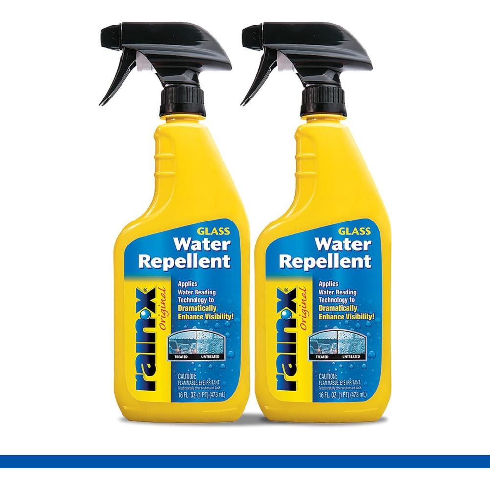Rain-X 800002243 Glass Treatment, 7 oz. – Exterior Glass Treatment To Dramatically Improve Wet Weather Driving Visibility During All Weather Conditions(Trigger Bottle)